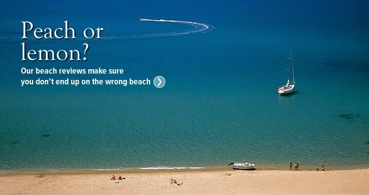 Click the slide above to read our beach reviews