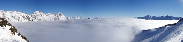Skiing in the Pyrenees