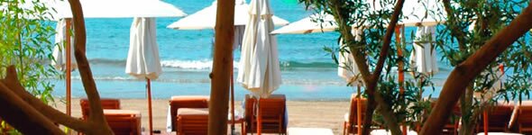 Beach bars south of France