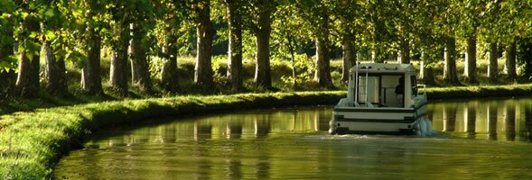 The Canal du Midi, in the Aude