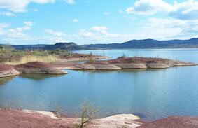 Lake Salagou