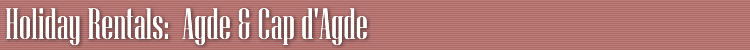 Holiday rentals in Agde