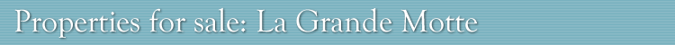 La Grande Motte property