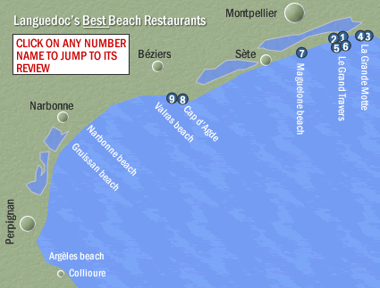 Languedoc's best beach restaurants