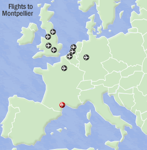 Flights to Montpellier
