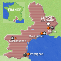 Close to Nimes and Uzes