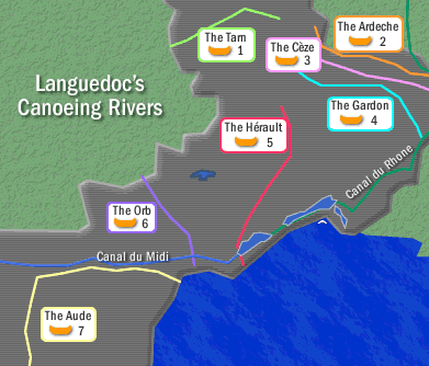 Canoeing in Languedoc