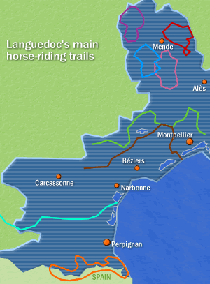 Languedoc's riding trails
