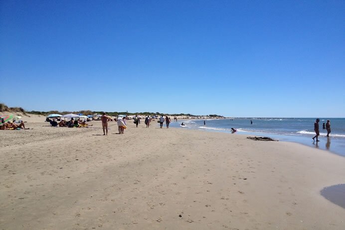 Miles of fine sand