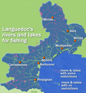 Fishing in Languedoc south of France